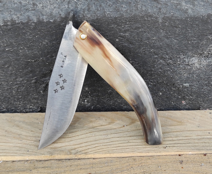 Recep Bursa Koç Boynuzu Çoban Çakısı 13 CM