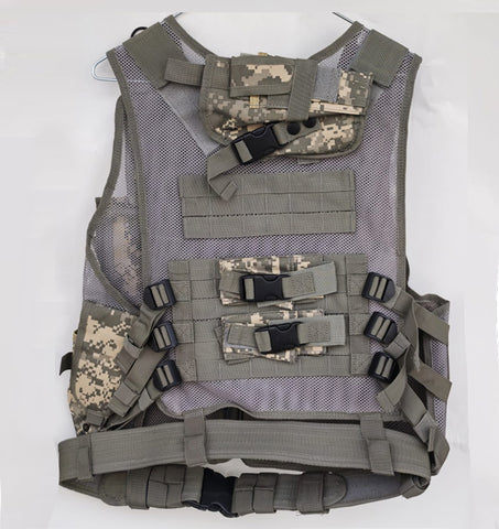 MILTEC İthal Şarjörlü Ayarlı Tactical Avcı Yelek Urban Camo