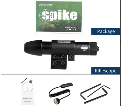 Spike CXJG-13 Tüfek Lazeri Kırmızı
