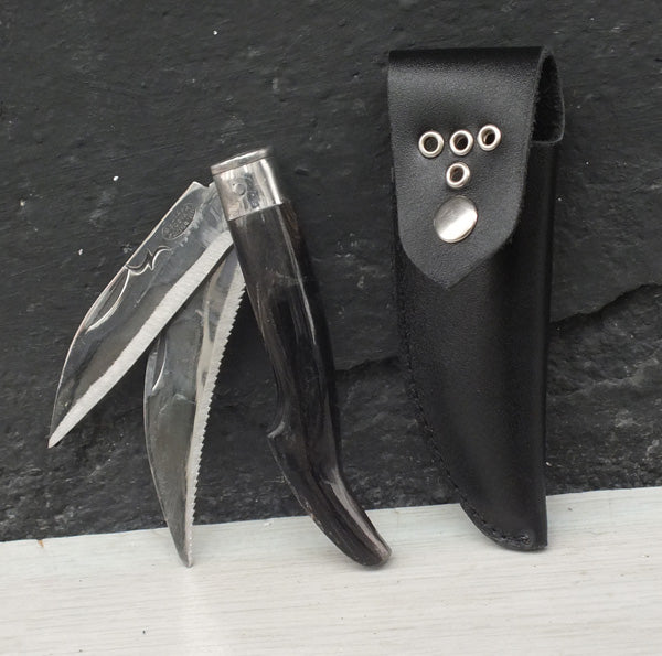 Kandemir manda boynuz saplı Tosya bıçağı bıçkısı 11 cm