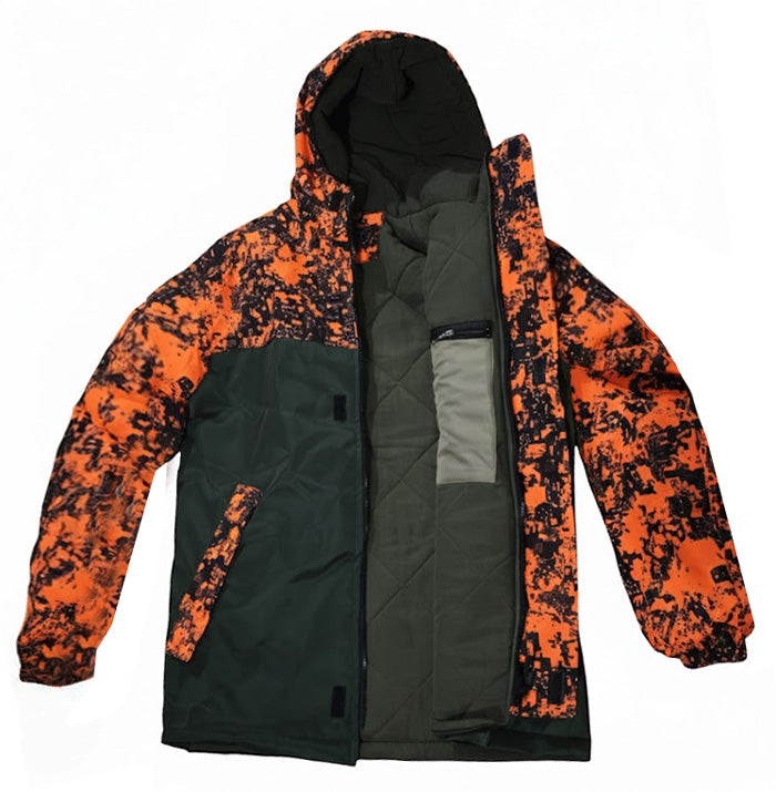 mahmutogluav av malzemeleri Hardstone turuncu pixel su geçirmez kapüşonlu avcı montu ürün görseli