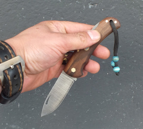 Yatağan kök ceviz kabza 11 cm standart çakı