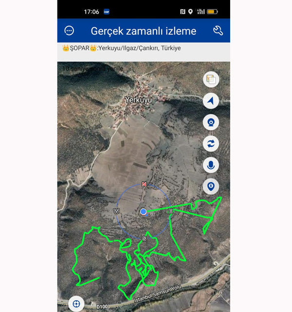 mahmutogluav av malzemeleri Yohji 122T şoklu gps sim kartlı köpek takip cihazı ürün görseli
