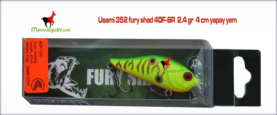 Usami fury shad 40F-SR 352 maket yem
