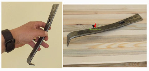 Yerli üretim Dövme çelik Arıcı el demiri 27 cm