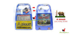Elektrikli çit cihazı 40 dönümlük mavi ledli