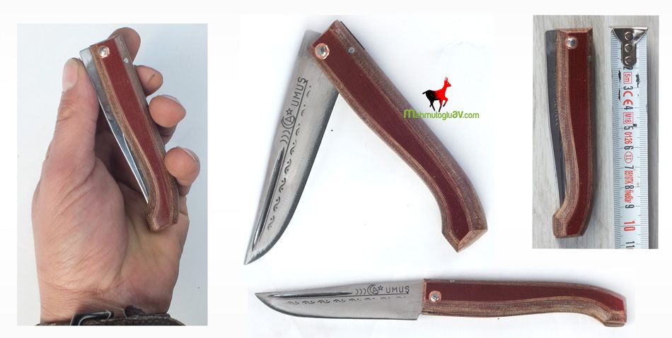 Gümüş osmaniye standart çakı bıçağı