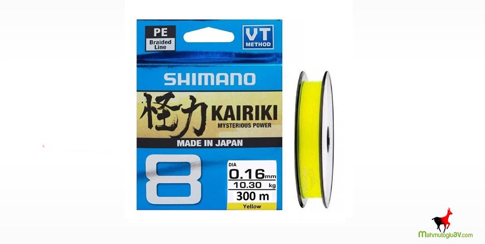 Shimano Kairiki 8X 300 M yellow 016 İp Misina