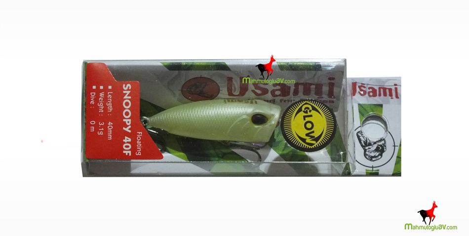 Usami Snoopy 340G glow 40F maket balık