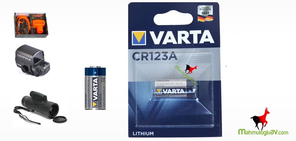 Varta CR123 A lityum pil