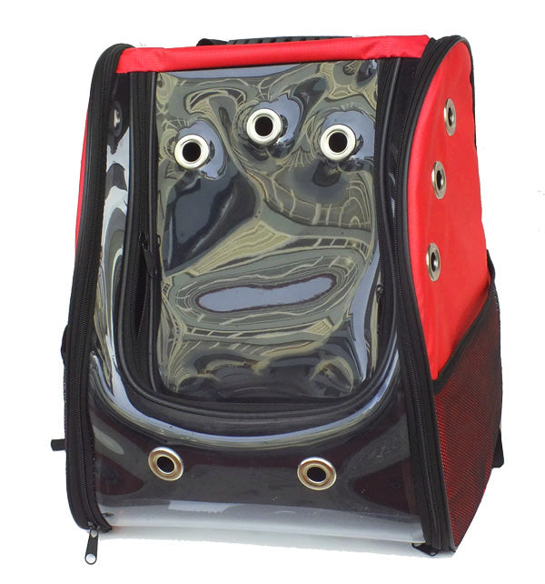 İthal Şeffaf kedi köpek taşıma çantası 27x33x41 cm